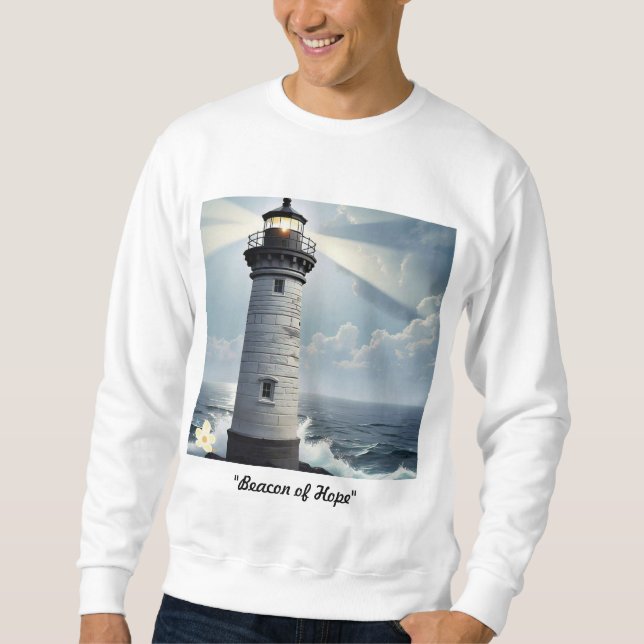 "Hoppets Fyr" Lång Ärmad Tröja (Framsida)