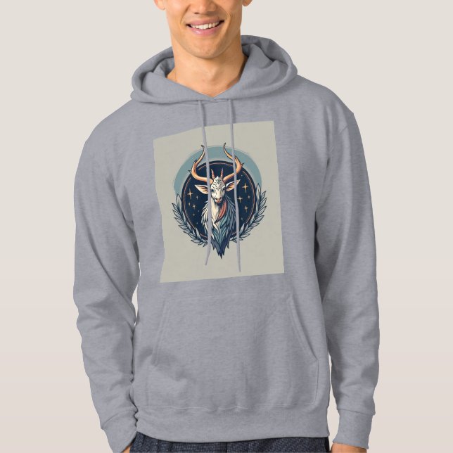 Hoppets get: inspirerande naturområde T-Shirt Hoodie (Framsida)