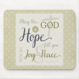 Hoppets gud fyller dig med Joy & Peace Musmatta