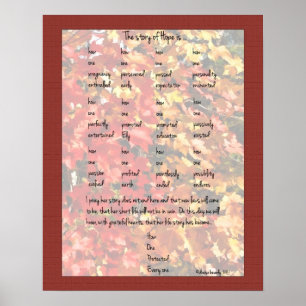 Hoppets historia - lyft drycken poster