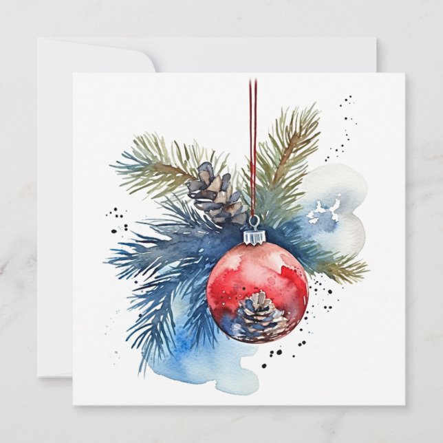 "Hoppets säsong: julvälsignelse" Anteckningskort (Framsida)