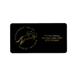Hopphäst | Häst Ridning | Häst Tränare Adressetikett