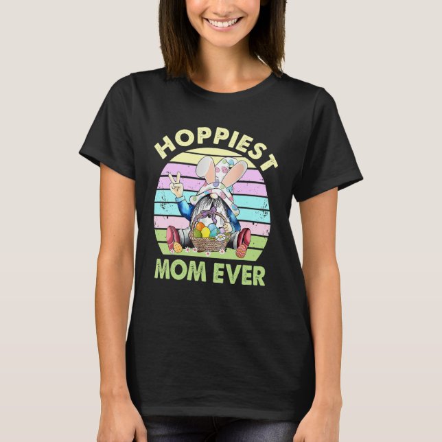 Hoppiest Mamma, Påsk-dagen, Gnome Mamma 1 T Shirt (Framsida)