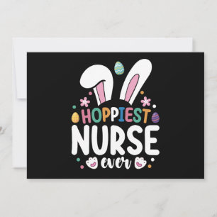 Hoppiest Nurse All Påskhare Eggs Inbjudningar