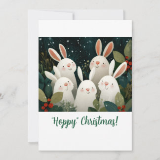"Hoppig jul" Julkort