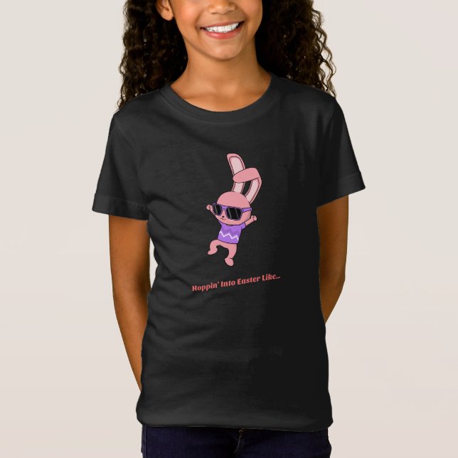 Hoppin i Påsk som..Påsk T Shirt (Framsida)