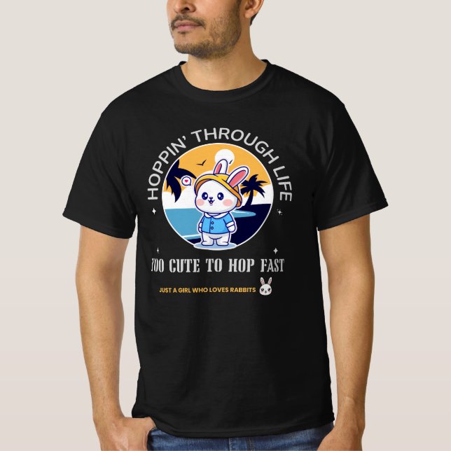 Hoppin’ Through Life T Shirt (Framsida)