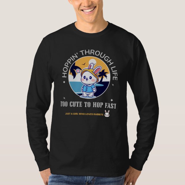 Hoppin’ Through Life T Shirt (Framsida)