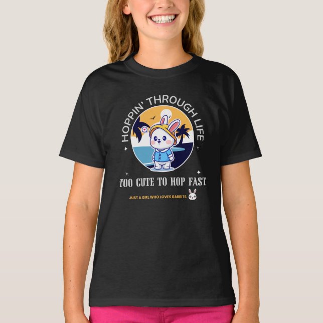 Hoppin’ Through Life T Shirt (Framsida)