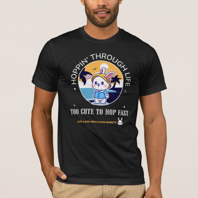 Hoppin’ Through Life T Shirt (Framsida)