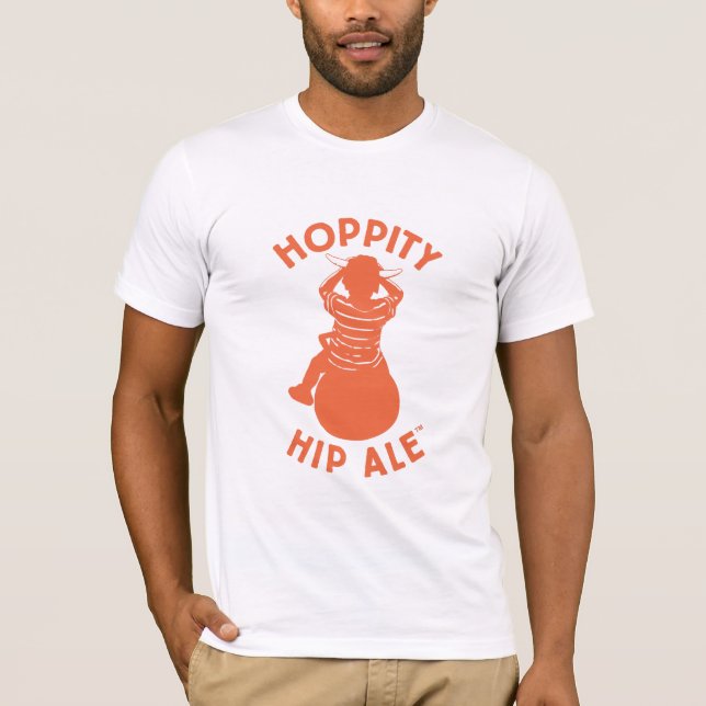 Hoppity höftöl - unisex- skjorta tee shirt (Framsida)