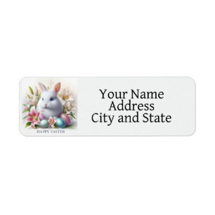 Hoppity Home Anpassningsbar Returadress Etikett