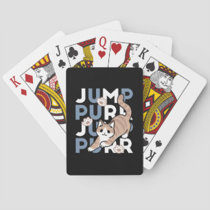 Hoppköp: Spelande kattdesign med Roligt Art Casinokort