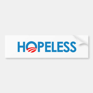 HOPPLÖSA Anti-Obama - Bildekal