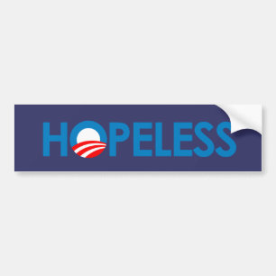 HOPPLÖSA Anti-Obama - Bildekal