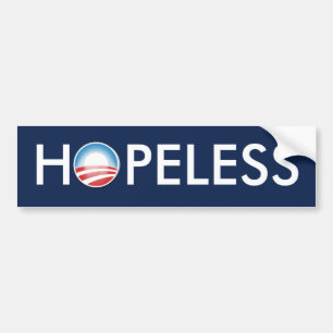 HOPPLÖSA Obama Bildekal
