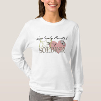 Hopplöst ägnat till min soldat t-shirt