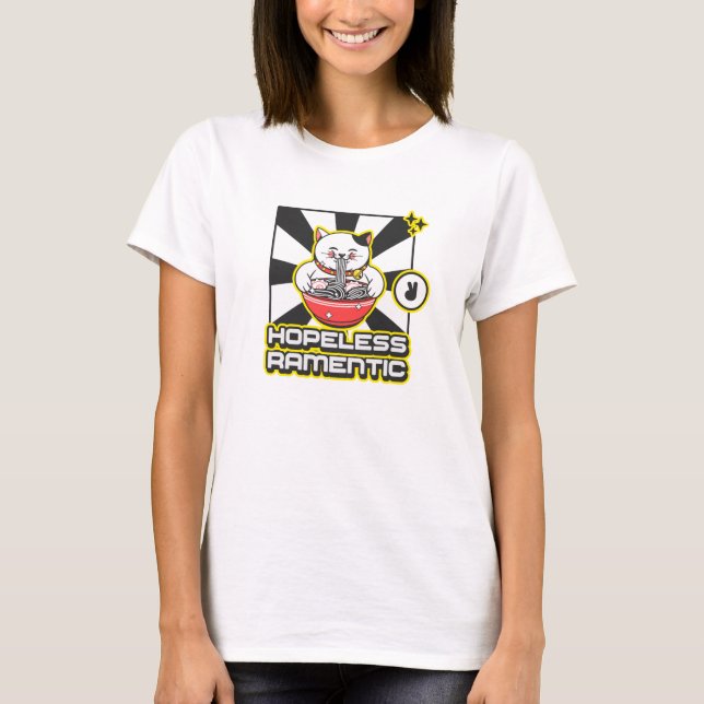 Hopplöst Romantisk T Shirt (Framsida)