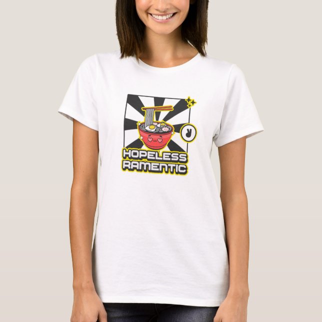 Hopplöst Romantisk T Shirt (Framsida)