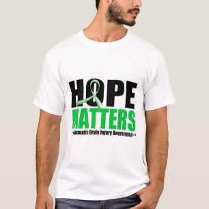 Hoppmaterier borstar traumatisk hjärnskada för tee shirt