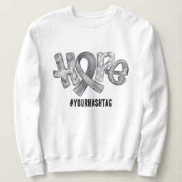Hoppmedvetanderibbon Anpassad Hashtag T Shirt