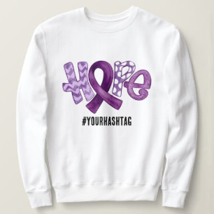 Hoppmedvetanderibbon Personlig Hashtag T Shirt