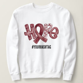 Hoppmedvetanderibbon Personlig Hashtag T Shirt