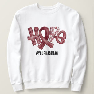Hoppmedvetanderibbon Personlig Hashtag T Shirt