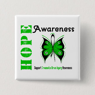 Hoppmedvetenhet Traumatic Brain Injury Knapp