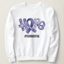 Hoppmedvetenhetsband Personligt Hashtag T Shirt