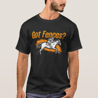 Hoppning Fick Staket Älskar Häst Hoppning Häst h T Shirt