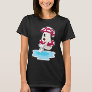 Hoppning i Mushroom Vatten T Shirt