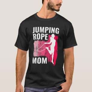 Hopprep mamma hopprep hoppande för kvinnor hopprep t shirt