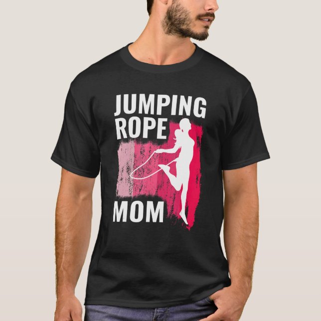 Hopprep mamma hopprep hoppande för kvinnor hopprep t shirt (Framsida)
