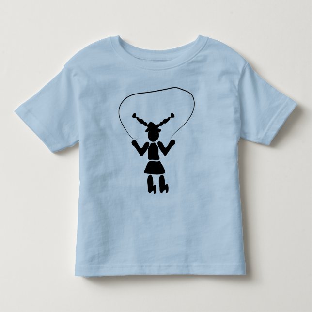 Hopprepbarns skjorta för T Tee Shirt (Framsida)