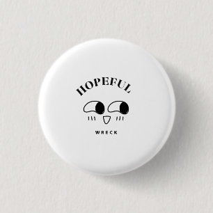 Hoppsam Förstörelse Minimalistisk Typografi Design Knapp