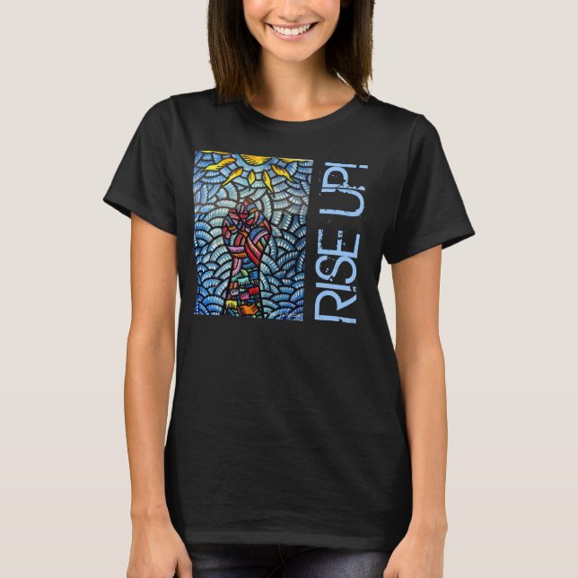 Hoppsamlingen: Stig upp! (W) Tee Shirt (Framsida)