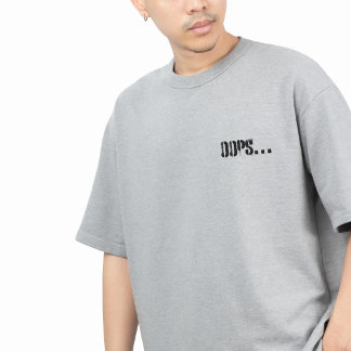 Hoppsan… Rolig minimalistisk t-shirt