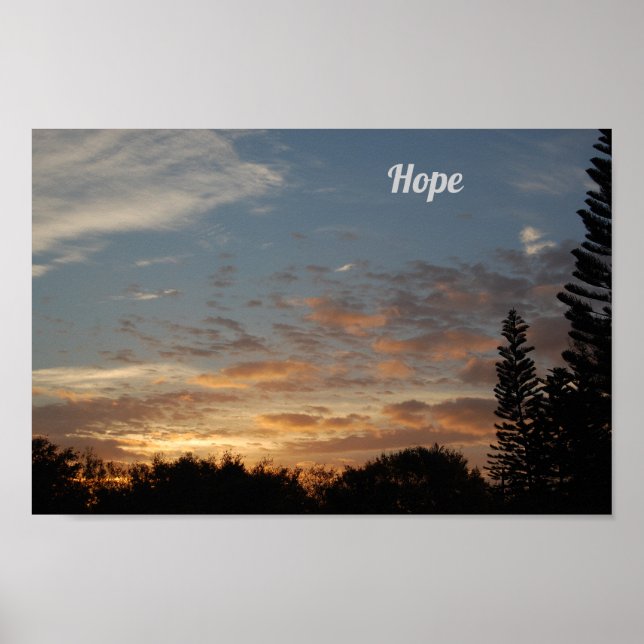 Hoppsoluppgång Poster (Framsidan)