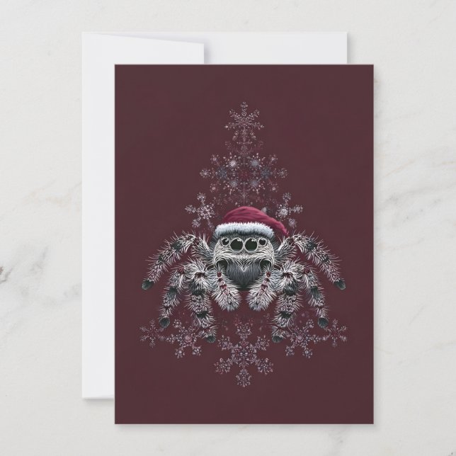 Hoppspindels Julkort (Framsida)