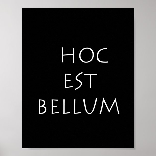 Hoppstest bellum poster (Framsidan)