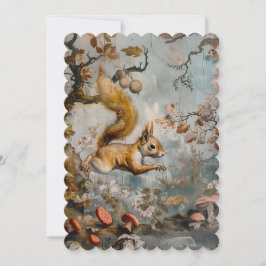 Hoppstift - storlek för platt inbjudan: 12,7 cm x  spara datumet