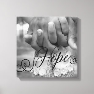 HOPPtypografifotoet överdrar Canvastryck