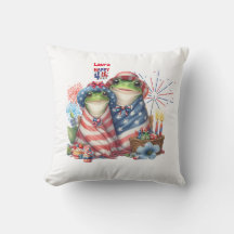 "Hoppy" 4:e juli Independence day Frogs Design