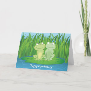 Hoppy årsdag kort