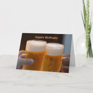 Hoppy Beerthday Beer Birthday Card Kort