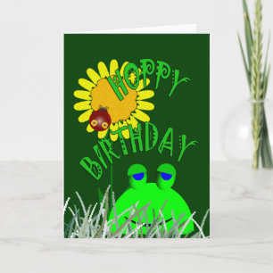 Hoppy Birthday Kort