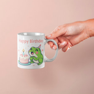 Hoppy Birthday Önskemål: Aditable Frog Mugg