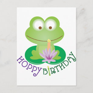 Hoppy Birthday Vykort