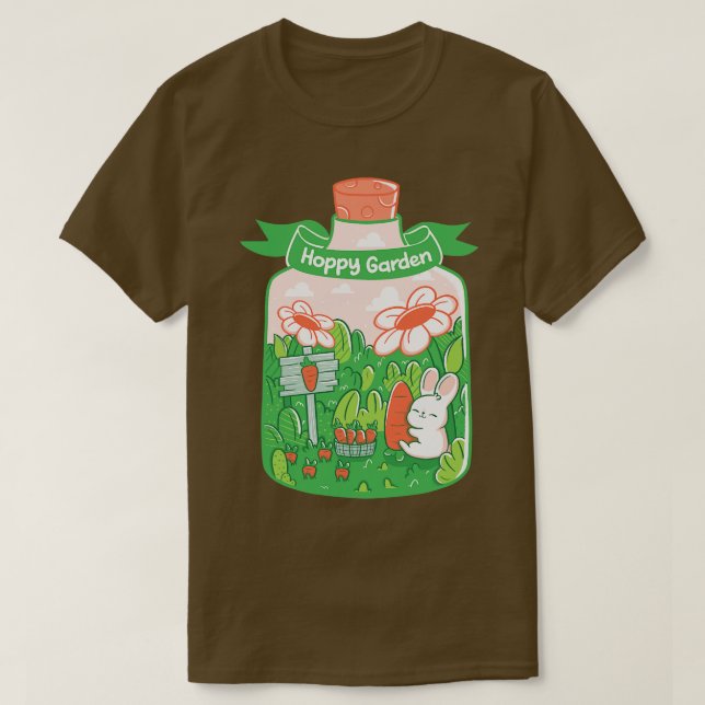 Hoppy Bunny Garden av Tobe Fonseca T Shirt (Design framsida)